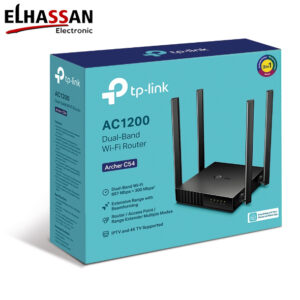 TP-Link Archer C54 AC1200 Dual-Band Wi-Fi Router | High-Speed MU-MIMO 4-Antenna 3-in-1 Router