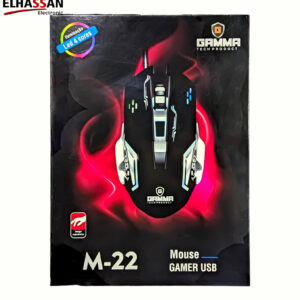 Gamma M-22 Wired Gaming Mouse | 3200 DPI Optical Sensor & 7-Button Ergonomic Competitive Mouse
