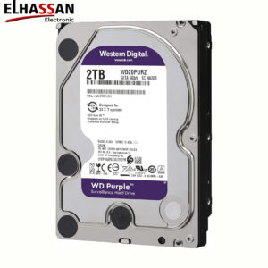 WD Purple 2TB Surveillance Hard Drive | WD20PURZ 3.5" SATA 6 Gb/s 64MB Cache HDD