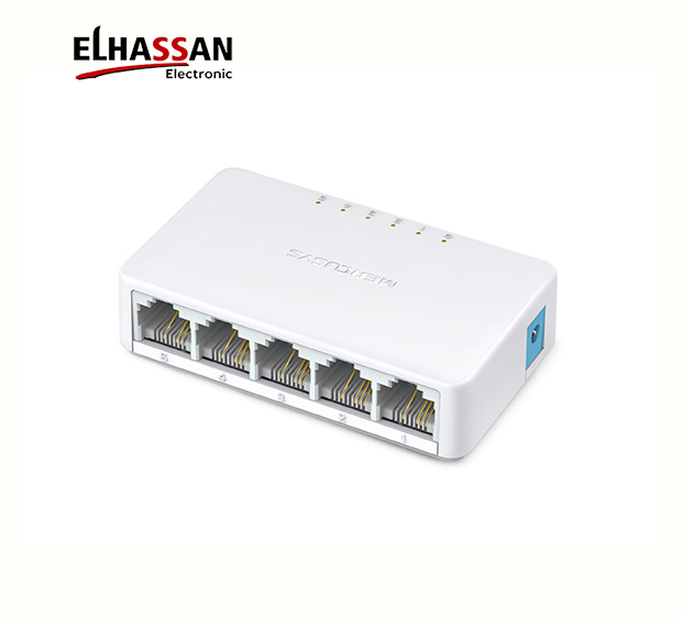 Mercusys MS105 5-Port Fast Ethernet Desktop Unmanaged Network Switch