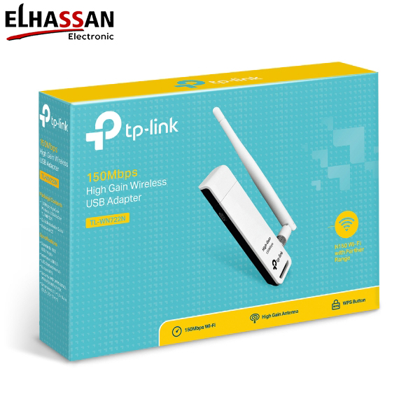 TP-Link TL-WN722N N150 High Gain Wireless USB Adapter