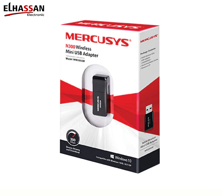 Mercusys MW300UM N300 Wireless Mini USB Adapter