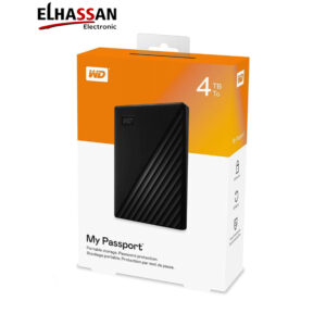 Western Digital 4TB My Passport Portable External Hard Drive – USB 3.0 (WDBPKJ0040BBK)