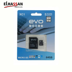 EVO XC1 64GB MicroSDXC Class 10 Memory Card - Up to 100MB/s Speed